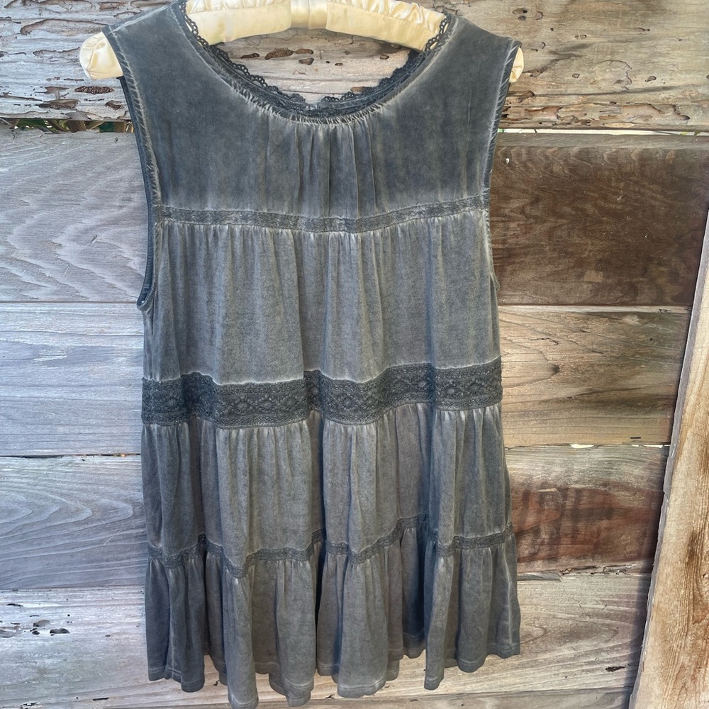 Grey Boho medium Knox Rose tunic